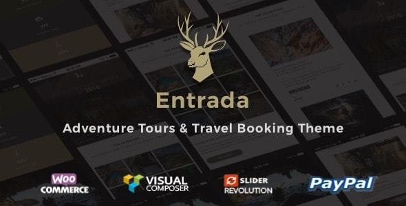 ThemeForest Entrada - Download Tour Travel Booking WordPress Theme