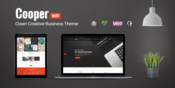 ThemeForest Cooper - Download Clean Creative Business WordPress Theme