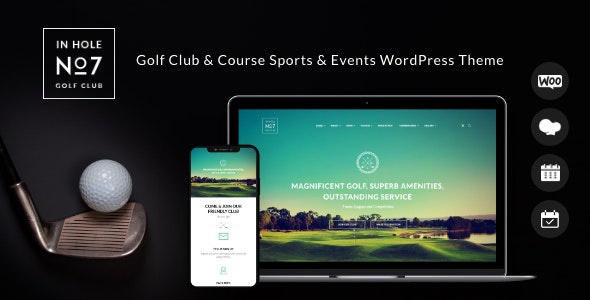 ThemeForest N7 - Download Golf Club & Course Sports & Events WordPress Theme