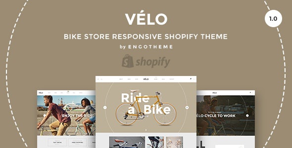 ThemeForest Velo - Download Bike Store Responsive Shopify Theme