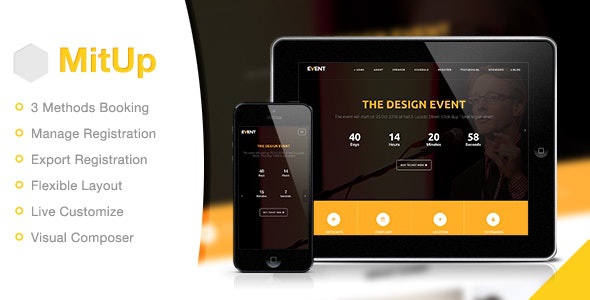 ThemeForest MitUp - Download Event & Conference WordPress Theme