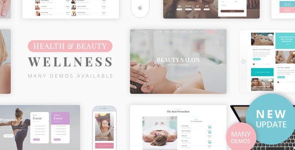 ThemeForest Beauty Wellness - Download Spa Massage WordPress Theme