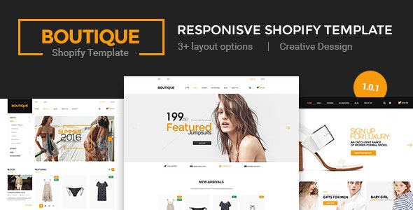 ThemeForest Boutique - Download Multi Store Responsive Shopify Theme