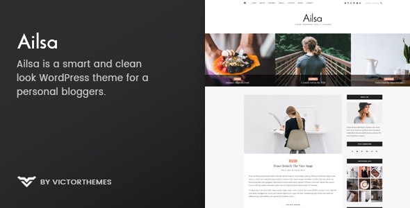 ThemeForest Ailsa - Download Personal Blog WordPress Theme