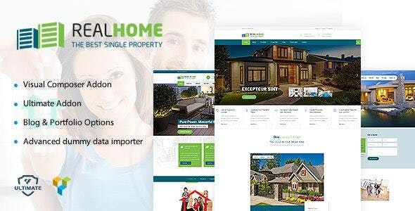 ThemeForest Real Home - Download Single Property WordPress Theme
