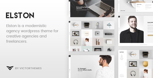 ThemeForest Elston - Download Portfolio WordPress Theme for Freelancers & Agencies