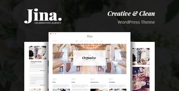 ThemeForest Jina - Download Celebration Agency WordPress Theme