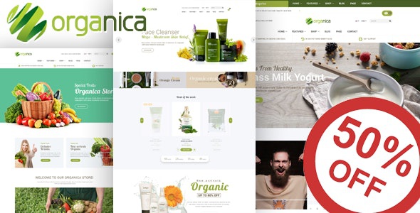 ThemeForest Organica - Download Organic, Beauty, Natural Cosmetics, Food, Farn and Eco WordPress Theme