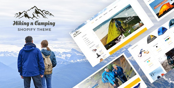 ThemeForest Adventure Store - Download Hiking, Camping & Trekking Shopify Theme