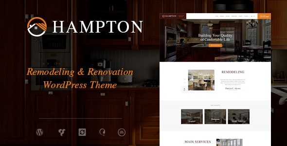 ThemeForest Hampton - Download Home Design and Renovation WordPress Theme