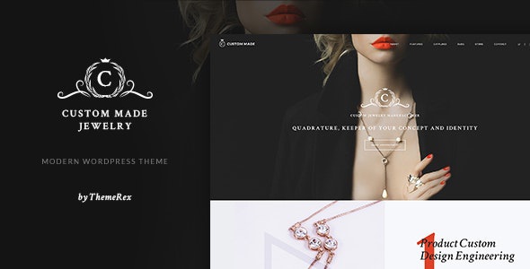 ThemeForest Custom Made - Download Jewelry Manufacturer and Store WordPress Theme