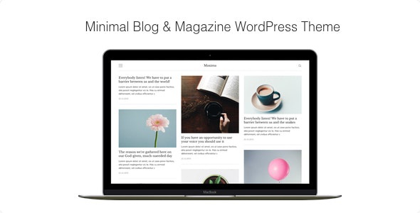 ThemeForest Maxima - Download Minimal Blog & Magazine WordPress Theme