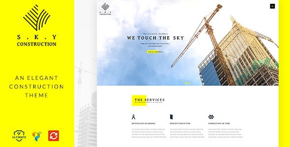 ThemeForest Construction - Download A WordPress Theme for Architects and Builders