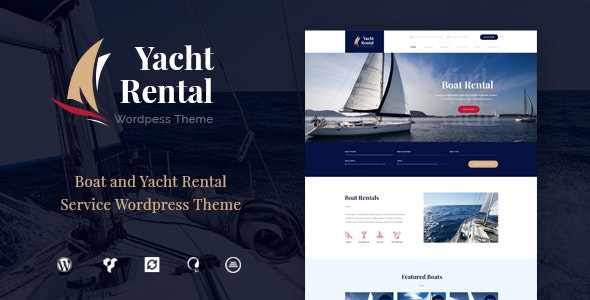 ThemeForest Yacht and Boat Rental - Download Service WordPress Theme