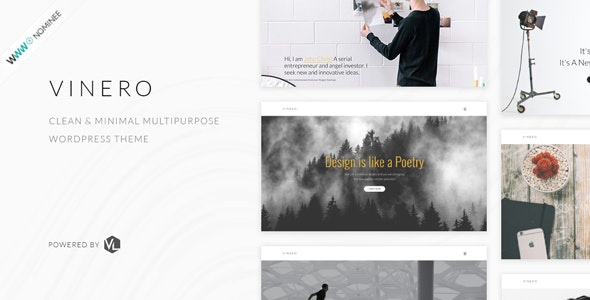 ThemeForest Vinero - Download Creative MultiPurpose WordPress Theme