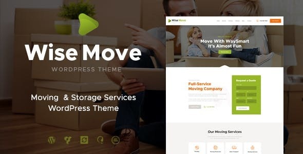 ThemeForest Wise Move - Download Relocation and Storage Services WordPress Theme