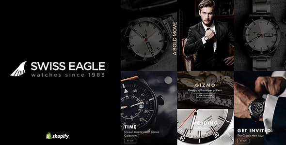 ThemeForest Swiss Eagle - Download Shopify Watch Store Theme