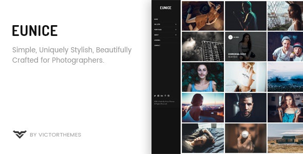 ThemeForest Eunice - Download Photography Portfolio WordPress Theme