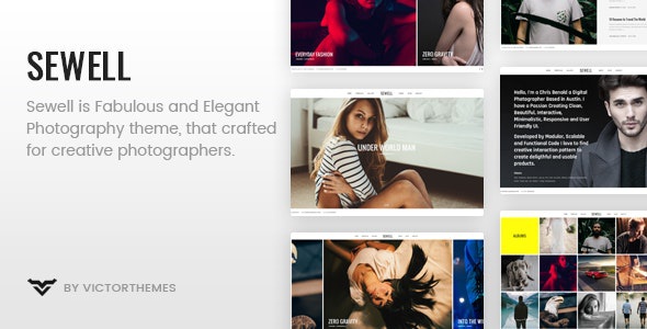 ThemeForest Sewell - Download Photography WordPress Theme