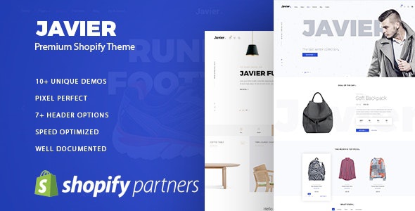ThemeForest Javier - Download Premium Shopify Theme