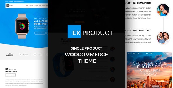 ThemeForest ExProduct - Download Single Product WordPress Theme