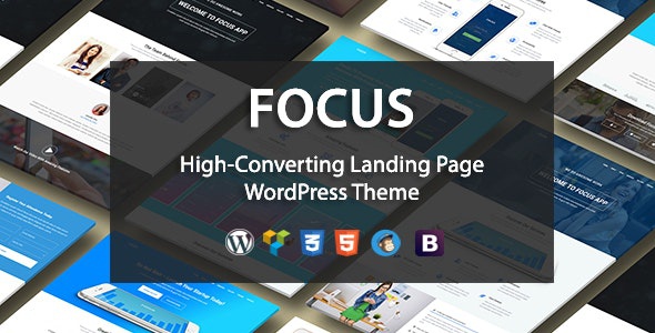 ThemeForest Focus - Download High-Converting Landing Page WordPress Theme