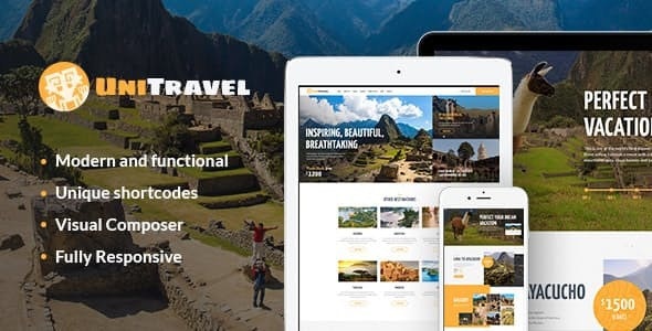 ThemeForest UniTravel - Download Travel Agency & Tourism Bureau WordPress Theme