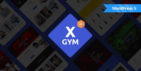 ThemeForest X-Gym - Download Fitness & Sports WordPress Theme