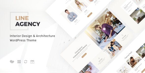 ThemeForest Line Agency - Download Interior Design & Architecture WordPress Theme