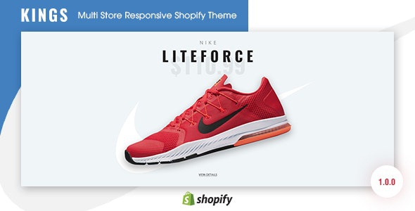 ThemeForest KINGS - Download Multi Store Responsive Shopify Theme