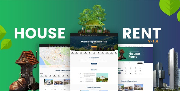 ThemeForest HouseRent - Download Multi Concept Rental WordPress Theme
