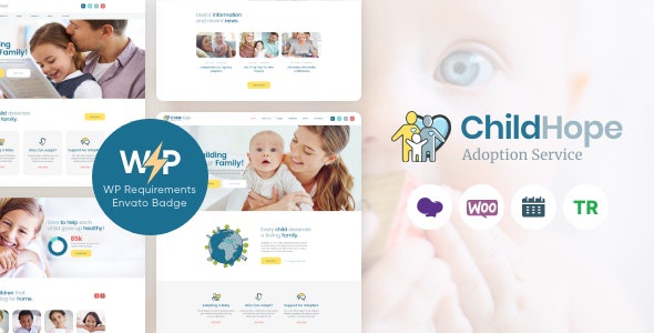 ThemeForest ChildHope - Download Child Adoption Service & Charity Nonprofit WordPress Theme