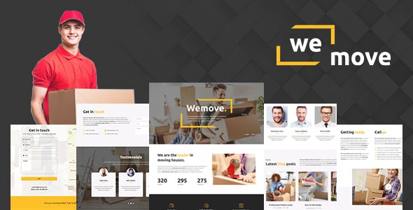 ThemeForest WeMove - Download Home Moving & Logistic WordPress Theme