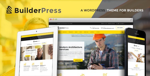 ThemeForest BuilderPress - Download Construction and Architecture WordPress Theme