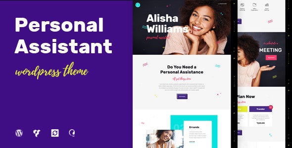 ThemeForest A.Williams - Download A Personal Assistant & Administrative Services WordPress Theme