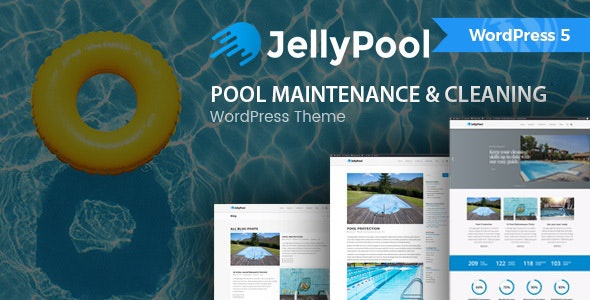 ThemeForest JellyPool - Download Pool Maintenance & Cleaning WordPress Theme