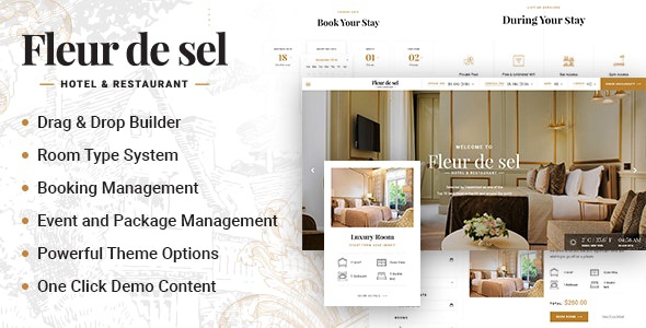 ThemeForest Fleurdesel - Download Hotel Booking WordPress Theme