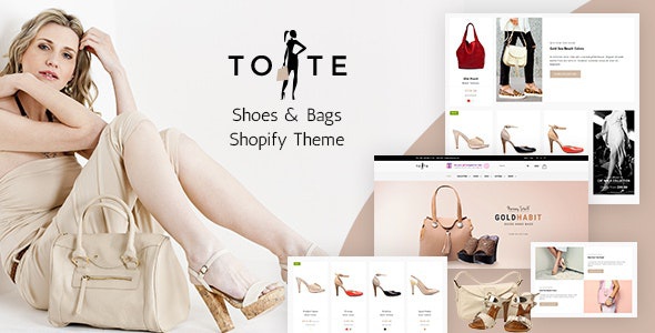 ThemeForest Tote - Download Bags & Shoes Shop Shopify Theme