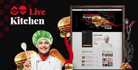 ThemeForest Livekitchen - Download Restaurant Cafe WordPress Theme