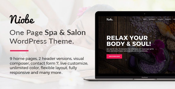 ThemeForest Niobe - Download Spa & Salon WordPress Theme