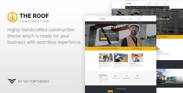 ThemeForest Roof - Download Construction, Building, Business WordPress Theme