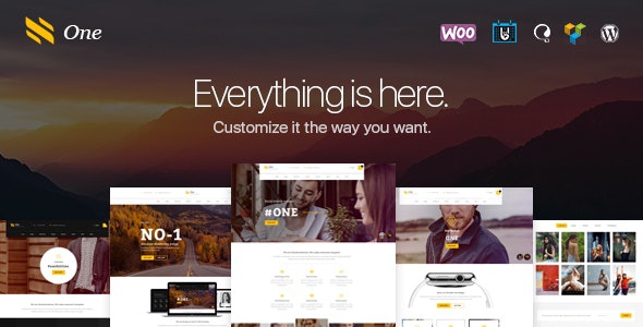 ThemeForest One - Download Business Agency Events WooCommerce WordPress Theme
