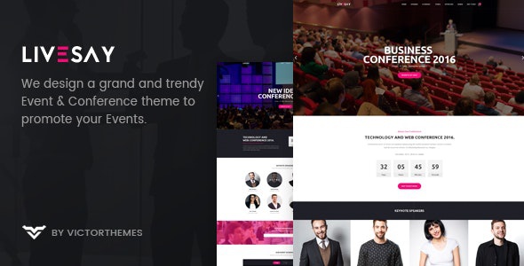 ThemeForest Livesay - Download Event & Conference WordPress Theme