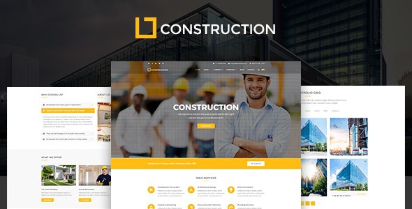 ThemeForest Construction - Download Business & Building Company WordPress Theme