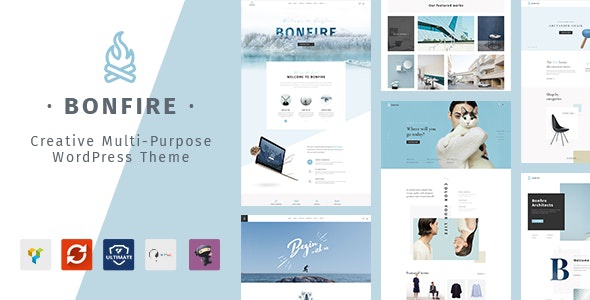 ThemeForest Bonfire - Download Creative Multipurpose WordPress Theme