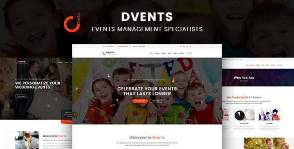 ThemeForest Dvents - Download Events Management Companies and Agencies WordPress Theme