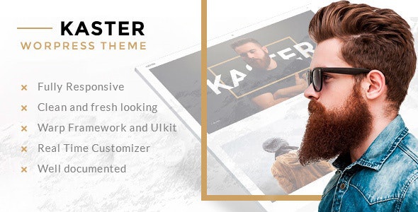 ThemeForest Kaster - Download Creative Portfolio WordPress Theme