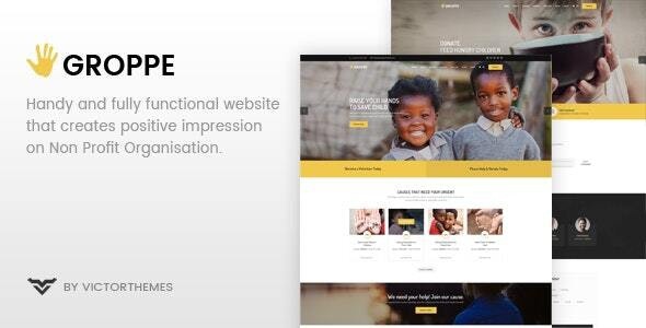 ThemeForest Groppe - Download Nonprofit WordPress Theme