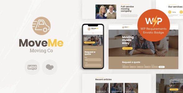 ThemeForest MoveMe - Download Moving & Storage Relocation Company WordPress Theme