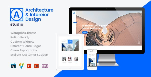 ThemeForest A.Studio - Download Interior Design and Architecture WordPress Theme